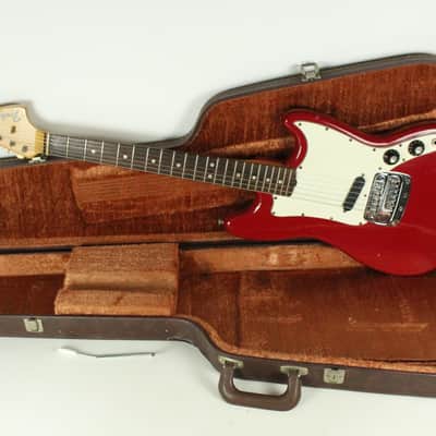 1975 Vintage Fender Bronco Dakota Red Rosewood Fretboard USA +OHSC 1970s image 1