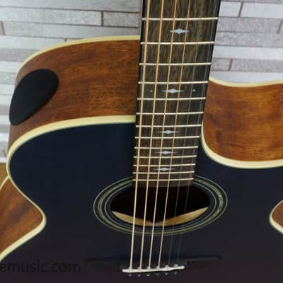 Ibanez AE100-DBF - Dark Tide Blue Flat image 9