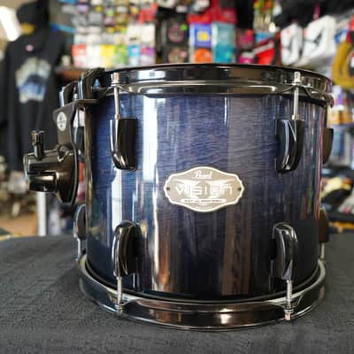 Pearl Vision Series 12" Birch Tom - Cobalt Fade Lacquer | 9x12" image 1