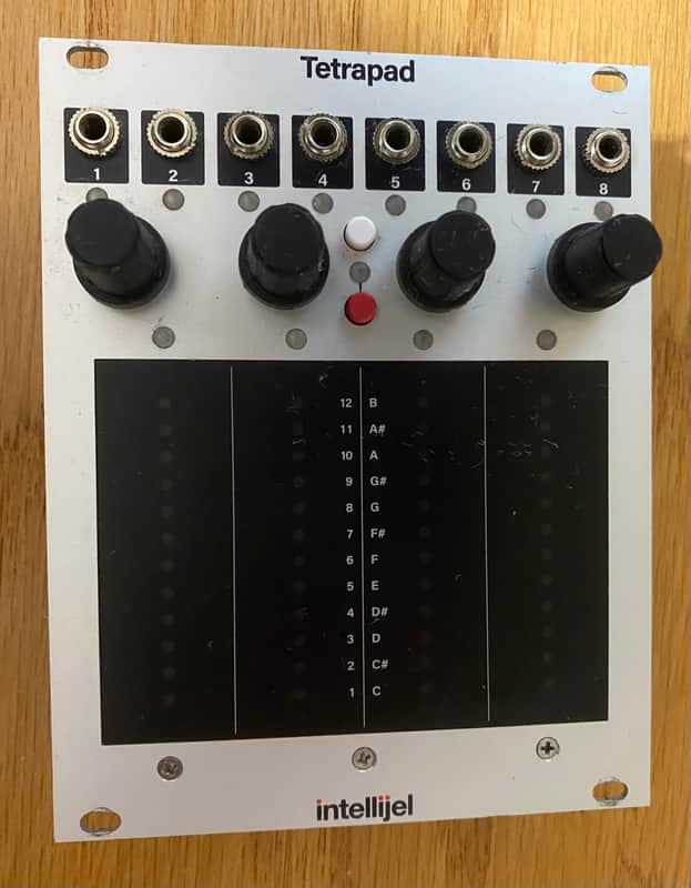 Intellijel Tetrapad Performance Touchpad Eurorack Synth Module 2017 - Present - White image 1