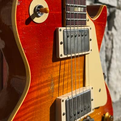 Gibson Custom Shop Made 2 Measure Murphy Lab '59 Les Paul Standard Murphy Painted Ultra Heavy Aged 2020s - Sunburst image 6