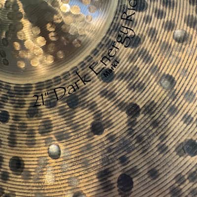 Paiste Signature Dark Energy 21" Mk1 Ride Cymbal 2547g image 2