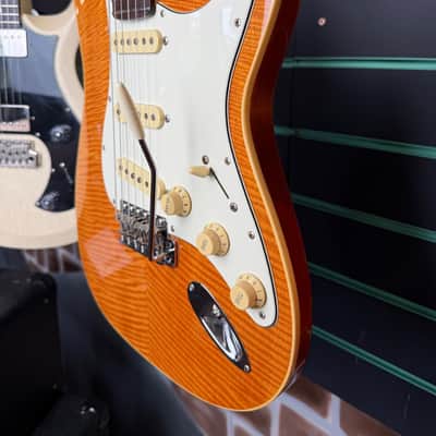 Fender Aerodyne Special 100DMC Flame Amber 2006-08 Electric Guitar image 5