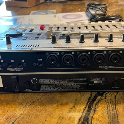 Yamaha AW1600 Professional Audio Workstation 16-Track Digital Recorder 2000s - Silver with 2 E-MU PM5 monitor speakers image 3