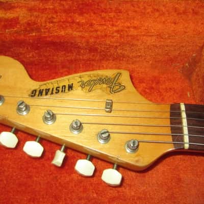 1965 Fender Mustang Salmon Pink w/ Original Hardshell Case image 6