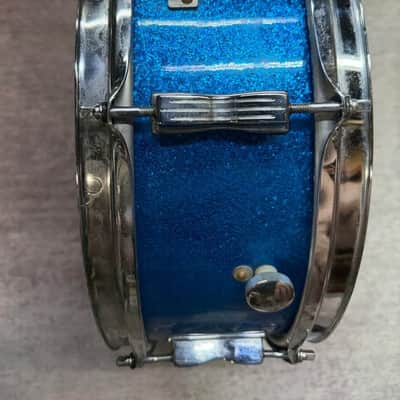 Ludwig 14x5 Pioneer Snare 1970s - Blue Sparkle image 2
