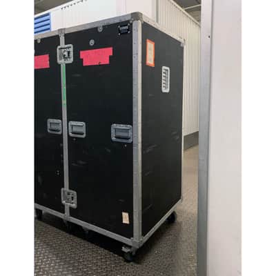 Custom Wardrobe Flight Case w/ Drawers and Clothing Rods 46" X 54" X 29" image 3