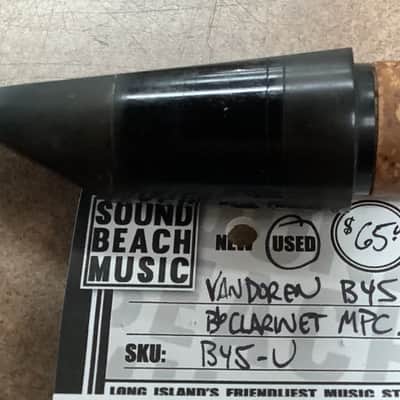 Vandoren B45 Bb Clarinet Mouthpiece Pro Level Ebonite image 3