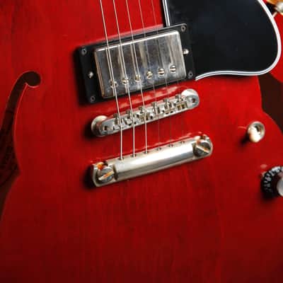 Gibson Custom 1961 ES-335 Reissue VOS 60s Cherry Semi-Hollow Electric Guitar image 6