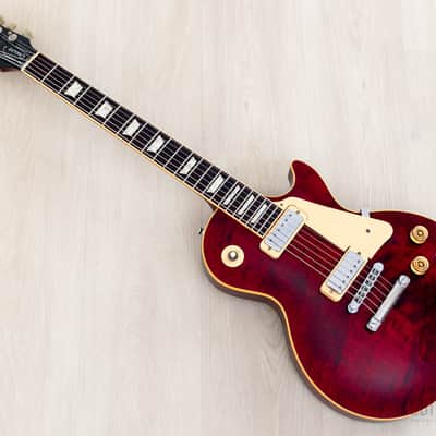 2000 Gibson Les Paul Deluxe 30th Anniversary Limited Edition Figured Top Wine Red w/ Case image 11