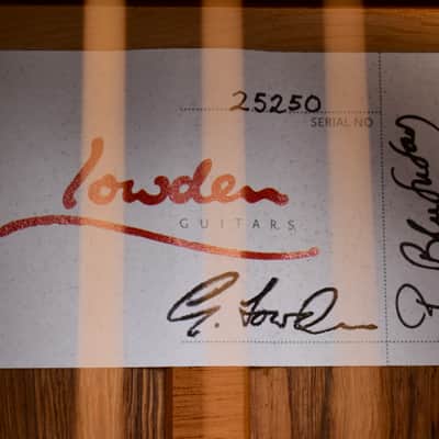 2022 Lowden Pierre Bensusan Signature F Cutaway | F-35c F-50c image 18