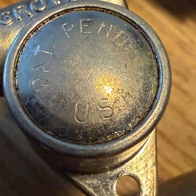 1950s Grover Rotomatic Tuners 3x3 Pat Pend USA - Nickel image 1