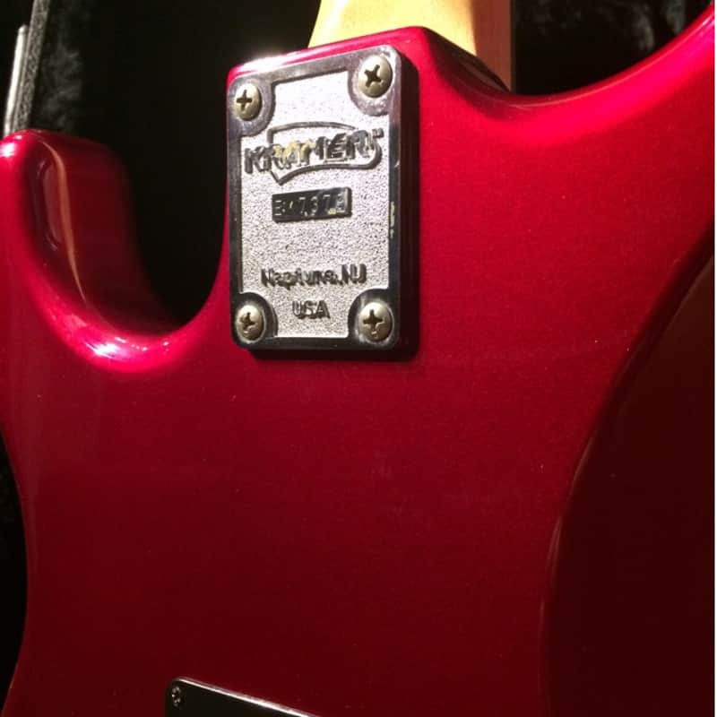 Kramer Pacer deluxe 1986 Wine red metallic USA PERFECT! | Reverb