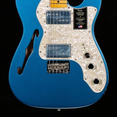 Fender American Vintage II 1972 Telecaster, Thinline Lake Placid Blue (828) image 3