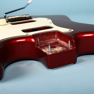 2003 Squier Stratocaster Loaded HH Humbucker Configuration Guitar Red Body image 11
