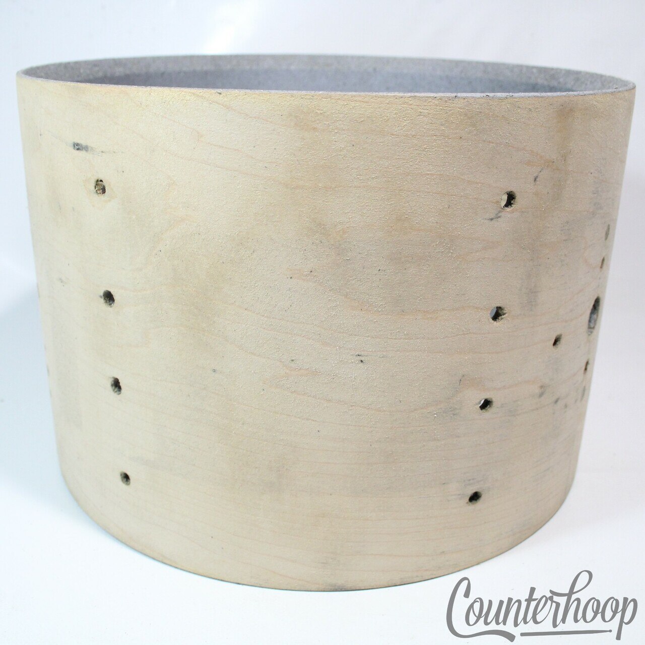Rogers 8x12" Dayton Tom Drum Shell Vintage 60s Holiday Natural Maple Project OH — main photograph