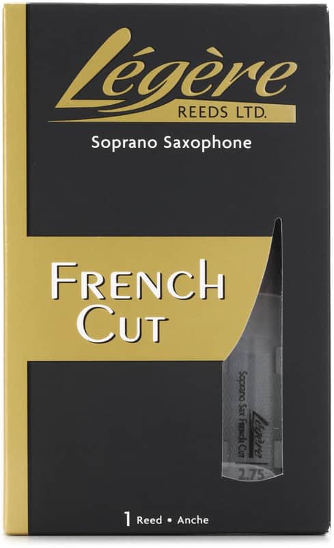 Legere French Cut Soprano Saxophone Reed - 2.75 (2-pack) Bundle image 1