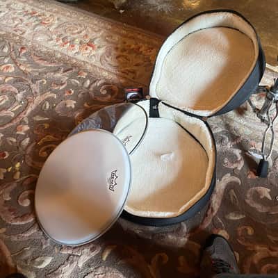 One Ludwig LB418 Black Beauty 5x14" w/Padded Bag and Extra Heads - 10-Lug Brass Snare Drum 1994 - 2016 - Black Nickel-Plated image 5