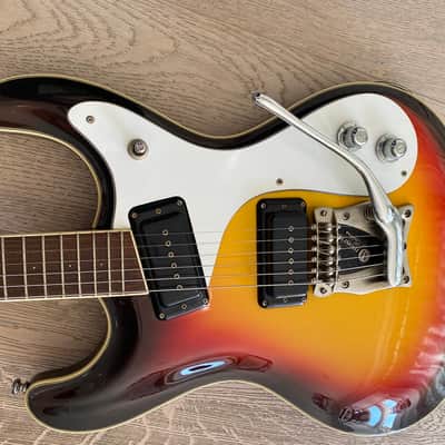 Mosrite The Ventures Super Custom '63 Sunburst Set Neck Japan MIJ OHSC image 8