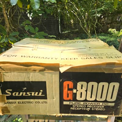 Sansui G-8000 Pure Power DC Stereo Receiver Recapped Serviced IOB & Styro, A Gem! image 2