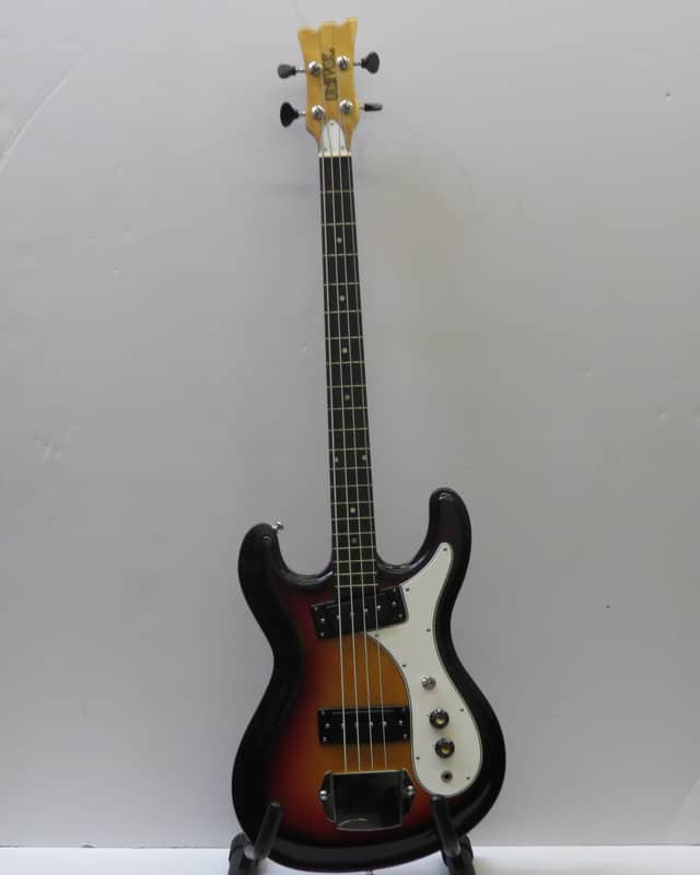 Vintage 1970s Univox Hi-Flier Short-Scale Bass (Phase 2) W/ OHSC image 1