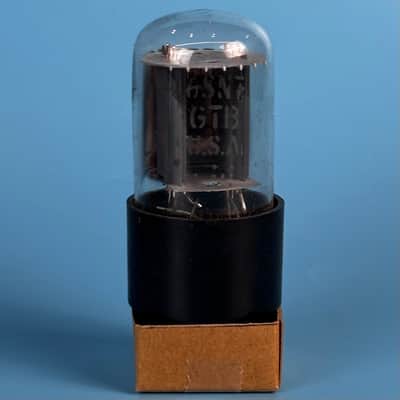 1960s General Electric 6SN7GT Vintage Grey Plated Vacuum Tube! Tests Good! T575 image 2