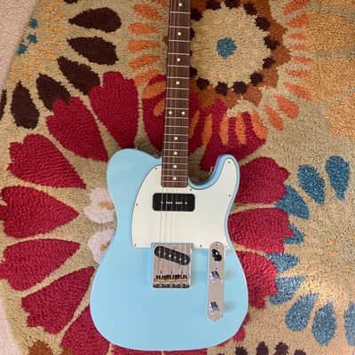 Fender Japan FSR Hybrid 60s Telecaster P90 Electric Guitar, Sonic Blue image 1