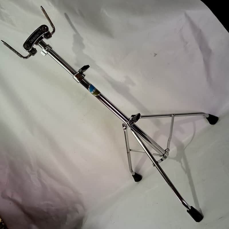 Ludwig Double Tom Drum Stand Holder Mounts Arm Posts Hercules Vintage Blue/Olive image 1