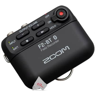 Zoom F2-BT Ultra Compact Bluetooth Enabled Portable Field Recorder with Lavalier Microphone image 1