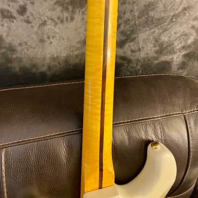 Son Set Beach (Fender) StratoCaster 2013 - Custom Multicolor - Sunset Rainbow on White image 5