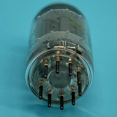 1960s Sylvania 12AU7 ECC82 Vintage Long Plate Halo Getter Preamp Tube! T331 image 6