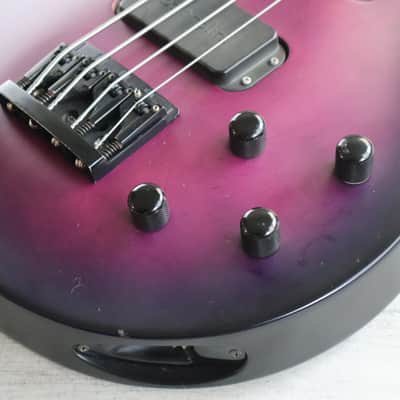 ESP Japan Custom Order Les Paul Bass w/Bartolini's (Purple Burst