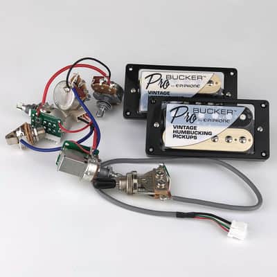 Epiphone Alnico V 57 Classic Plus ProBucker Zebra Pickups With Harness Wire image 2