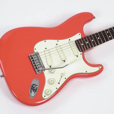 1988 Fender Strat Plus - Rare Fiesta Red Finish! Lace Sensor Pickups image 2