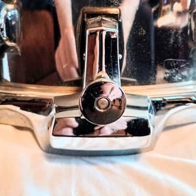 PREMIER VINTAGE  '70s ALUMINUM SNARE DRUM - CHROME - FREE SHIP TO C-USA! image 6