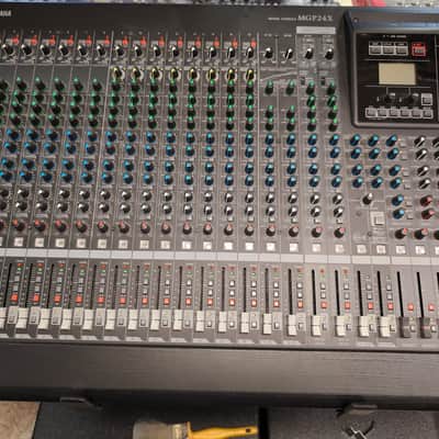 Yamaha MGP24X 24 Channel Analog Mixing Console 2017 - Present - Black image 1