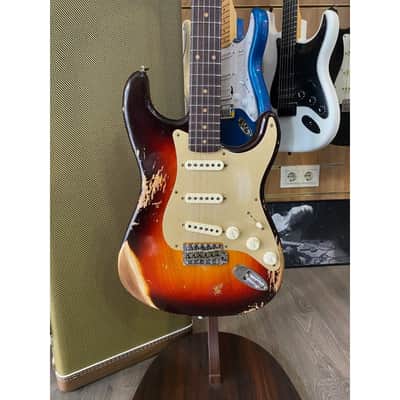 Fender Custom Shop Limited Edition 59 Stratocaster Heavy Relic Chocolate 3-Color Sunburst image 1