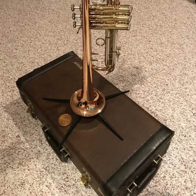 Bach GH65 Stradivarius Bb Trumpet 1994 - Gold lacquer image 11