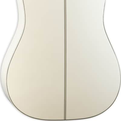 Takamine GD37CE Dreadnought Acoustic-Electric Guitar, Solid Spruce Top, Gloss Pearl White image 3