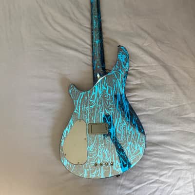 Schecter C-4 Silver Mountain 2021 - Present - Corrosive Cobalt image 2
