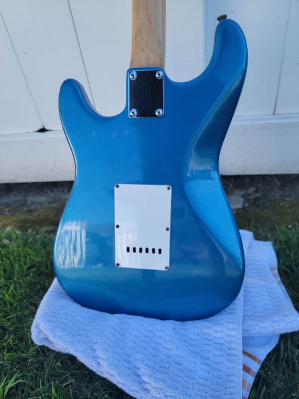 Ishibashi Mavis MIJ Japan Stratocaster 80s In Daphne Blue | Reverb