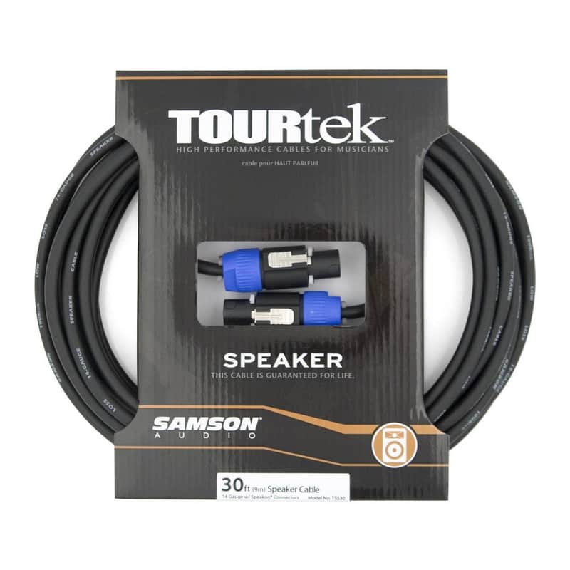 Samson Samson Tourtek TSS30 30ft SpeakON to SpeakON Speaker Cable (14 Gauge) - New