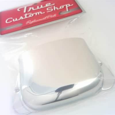True Custom Shop® Vintage Chrome Ashtray Bridge Cover for Fender Precision P Bass image 3