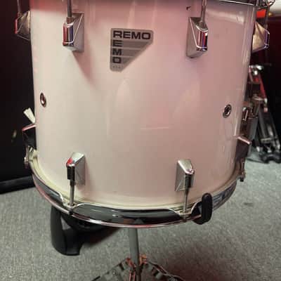 Remo Marching Snare 1980-2000 White image 3