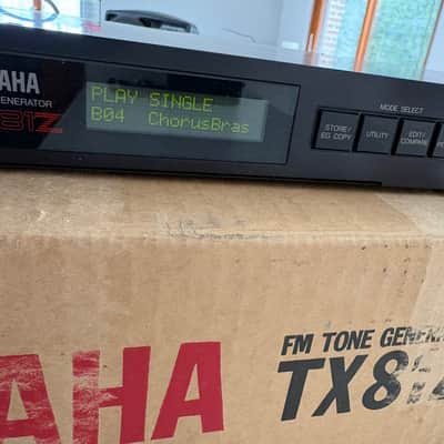 Yamaha TX81Z Rackmount FM Tone Generator 1987 - 1988 - Black image 3