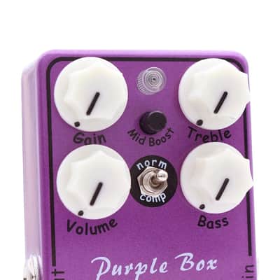 Mosky Purple Box Guitar Effect Pedal Pre-amp Overdrive Booster True Bypass image 9