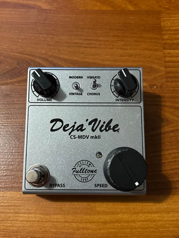 Fulltone CS-MDV MkII Custom Shop Mini Deja Vibe MkII 2010s - Silver image 1