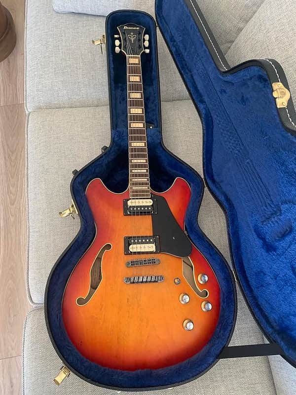 Ibanez ASV73-VAL 5B-01 2020 - Cherry Sunburst image 1