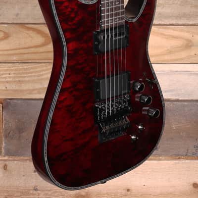 Schecter Hellraiser C-1 FR S Electric Guitar Black Cherry image 2