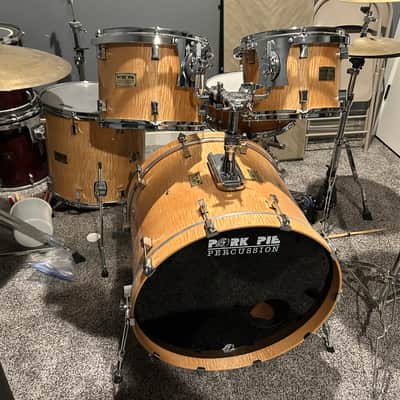 Pork Pie USA Custom Curly Maple Exotic 2020 - Curly Maple over Walnut Shells image 1